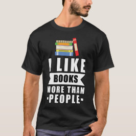 Grappig leesdesign t-shirt