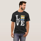Grappig leesontwerp t-shirt (Voorkant volledig)