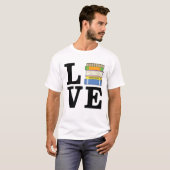 Grappig leesontwerp t-shirt (Voorkant volledig)