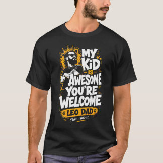 Grappig Leo Vader T-shirt - Verjaardagscadeau voor