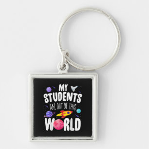 Grappig leraar T-shirt mijn studenten zijn uit dez Sleutelhanger