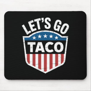 Grappig Let's Go Taco Shirt Let's Go Taco Mannen V Muismat