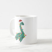 Grappig Leuk Kerst Lochness Monster Koffiemok (Voorkant links)