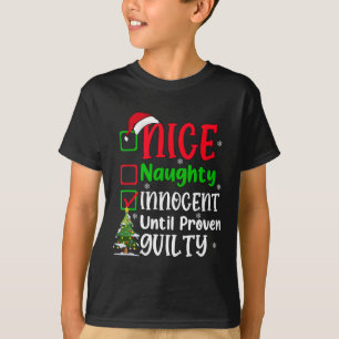 Grappig Leuk Ondeugend Kerstmis Volwassenen T-shirt