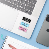 Grappig Leven als School Docent Sticker (Laptop met iPhone)