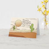 Grappig leven in de woestijn dat je denkt dat je j kaart (Gele Bloem)