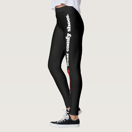 Grappig leven is een reis ... leggings (Links)