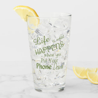 Grappig Leven Telefoon Down Pint Glas