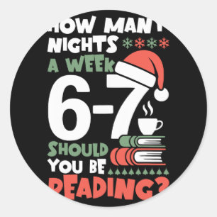 Grappig lezen 67 Meme Engels docent kerst Bo Ronde Sticker