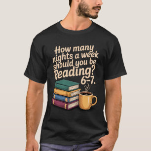 Grappig lezen 6 7 Zes Zeven Meme Engelse leraar B T-shirt