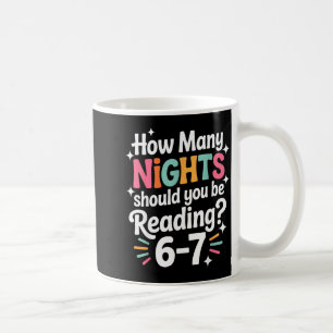 Grappig lezen 6 7 Zes Zeven Meme Englieacher Boek Koffiemok