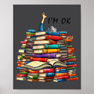 Grappig lezen lezers Boekenwurm Bibliothecaris Het Poster