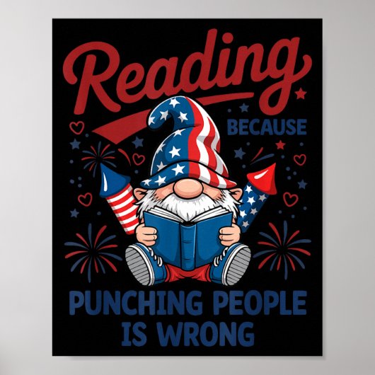 Grappig lezen omdat kloppen kabouter 4 juli poster (Voorkant)