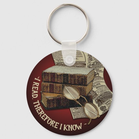 Grappig lezen sleutelhanger (Voorkant)