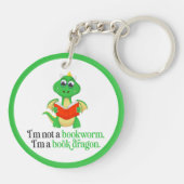 Grappig lezen van boeken - Bookworm Sleutelhanger (Achterkant)
