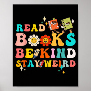 Grappig lezerboek citaat ontwerp voor leesliefhebb poster