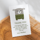 Grappig lief schaap dier. Kinderen verjaardag dier Bedankkaart