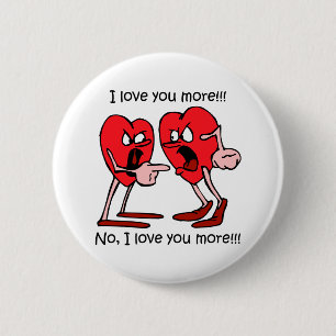 Grappig liefde ronde button 5,7 cm