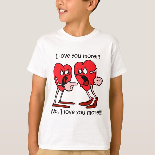Grappig liefde t-shirt (Voorkant)