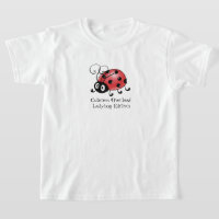 Grappig lieveheersbeestje humoristisch insectenont
