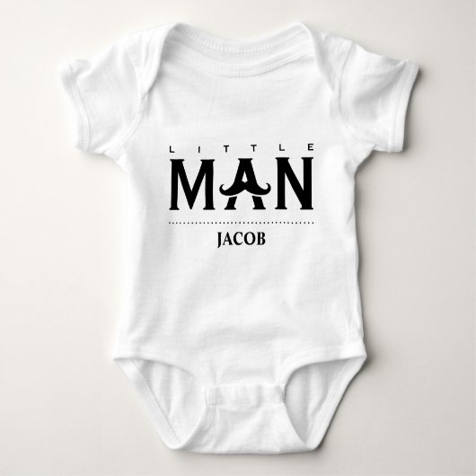 Grappig Little Boy Custom Romper (Voorkant)