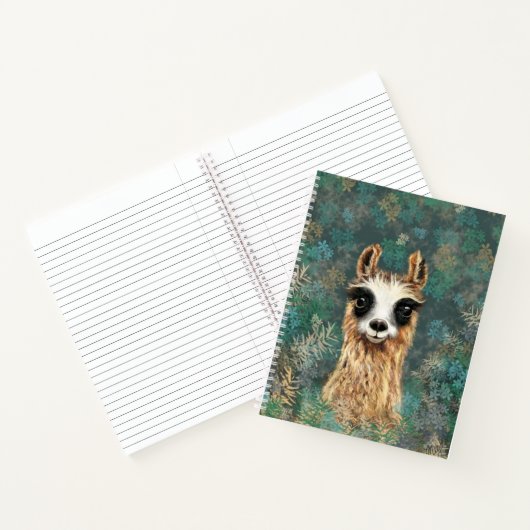 Grappig Llama Notitieboek (Binnen)