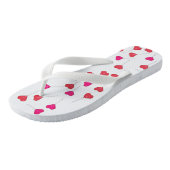 Grappig Lolly Red Heart | Lollipop-patroon Teenslippers (Schuin)