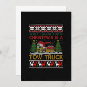 Grappig, lomp, dat ik voor Kerstmis wil, is een tw Kaart (Voorkant / Achterkant)