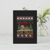 Grappig, lomp, dat ik voor Kerstmis wil, is een tw Kaart (Staand voorkant)