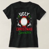 Grappig lomp kerstkeuken met spiegel t-shirt (Design voorkant)