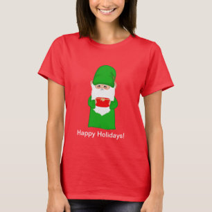 Grappig lomp kerstkoepel in Green Ugly T-shirt