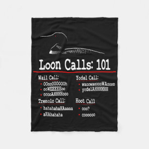 Grappig - Loon calls - Common Loon - Loon calls 10 Fleece Deken