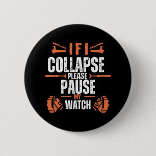 Grappig-lopen Ronde Button 5,7 Cm