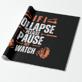 Grappig-lopend Cadeaupapier (Uitgerold)
