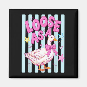 Grappig los als een gans zomerse sfeer dwaas gans magneet