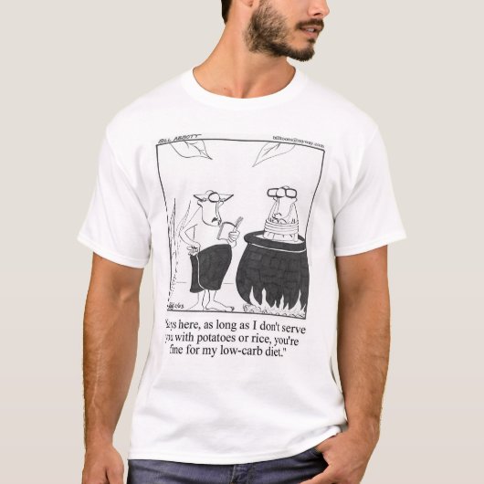 Grappig low-carb T-shirt (Voorkant)