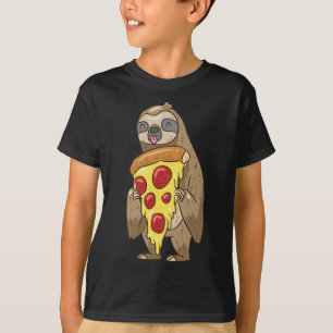 Grappig luiaard cadeau voor een pizza liefhebber t-shirt
