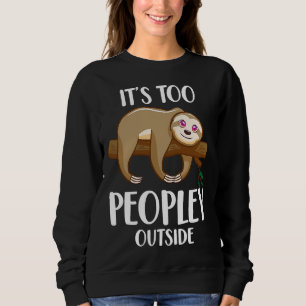 Grappig luiaard introvert dier het is ook trui