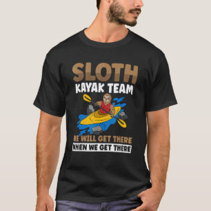 Grappig Luiaard Kayak Team T-shirt