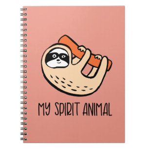 Grappig luiaard notitieboek