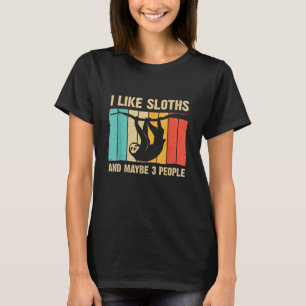 Grappig luiaard ontwerp voor luiaard liefhebbers m t-shirt