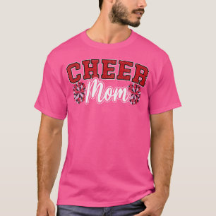 Grappig Luid Trots Juich Mama Moeder Cheerleading  T-shirt