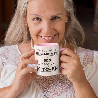 Grappig luie man sarcastisch citaat vrouw koffie mok