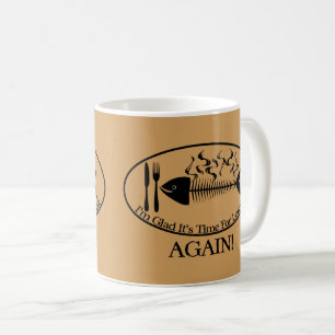 Grappig Lutefisk Vis Vaders Dag Koffie Mok