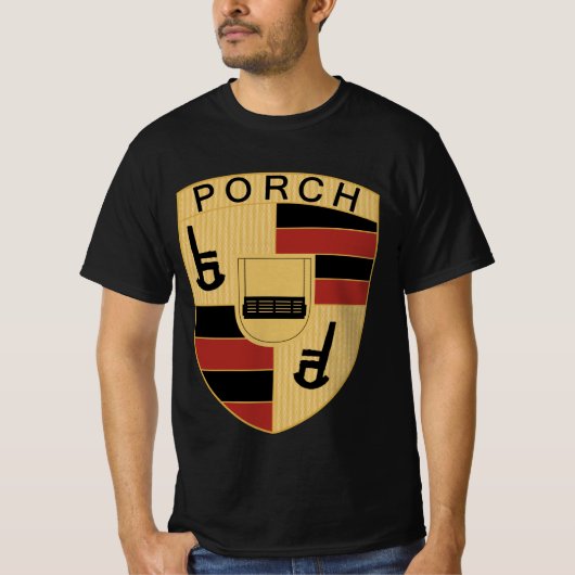 Grappig luxemerk Knockoff Porch Mannen Shirt (Voorkant)