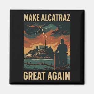 Grappig Maak Alcatraz weer geweldig SF Rock Alcatr Magneet