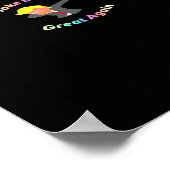 Grappig Maak Dabbing weer geweldig design grafisch Poster (Hoek)