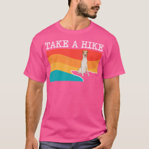 Grappig Maak een wandeling Borzoi Graphic Hiking T-shirt