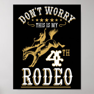 Grappig, maak je geen zorgen dit is mijn 4e Rodeo Poster