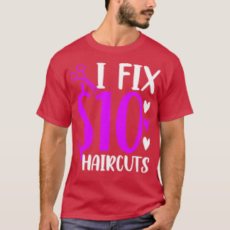 grappig maak je vast op 10 dollar kapsel t-shirt